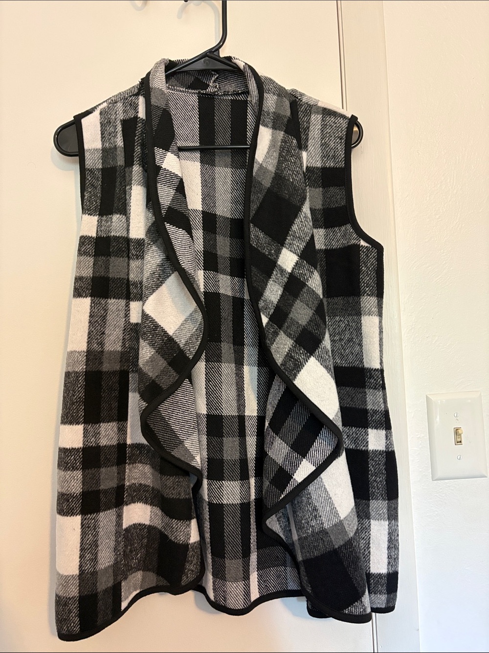 Plaid vest